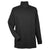 UltraClub Men's Black Egyptian Interlock Long-Sleeve Turtleneck