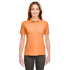 UltraClub Women's Tangerine Classic Pique Polo