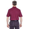 UltraClub Men's Burgundy Classic Pique Polo with Pocket