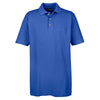 UltraClub Men's Royal Classic Pique Polo with Pocket