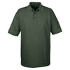 UltraClub Men's Forest Green Whisper Pique Polo