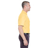 UltraClub Men's Yellow Whisper Pique Polo