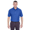 UltraClub Men's Royal Tall Whisper Pique Polo