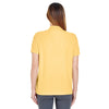 UltraClub Women's Yellow Whisper Pique Polo