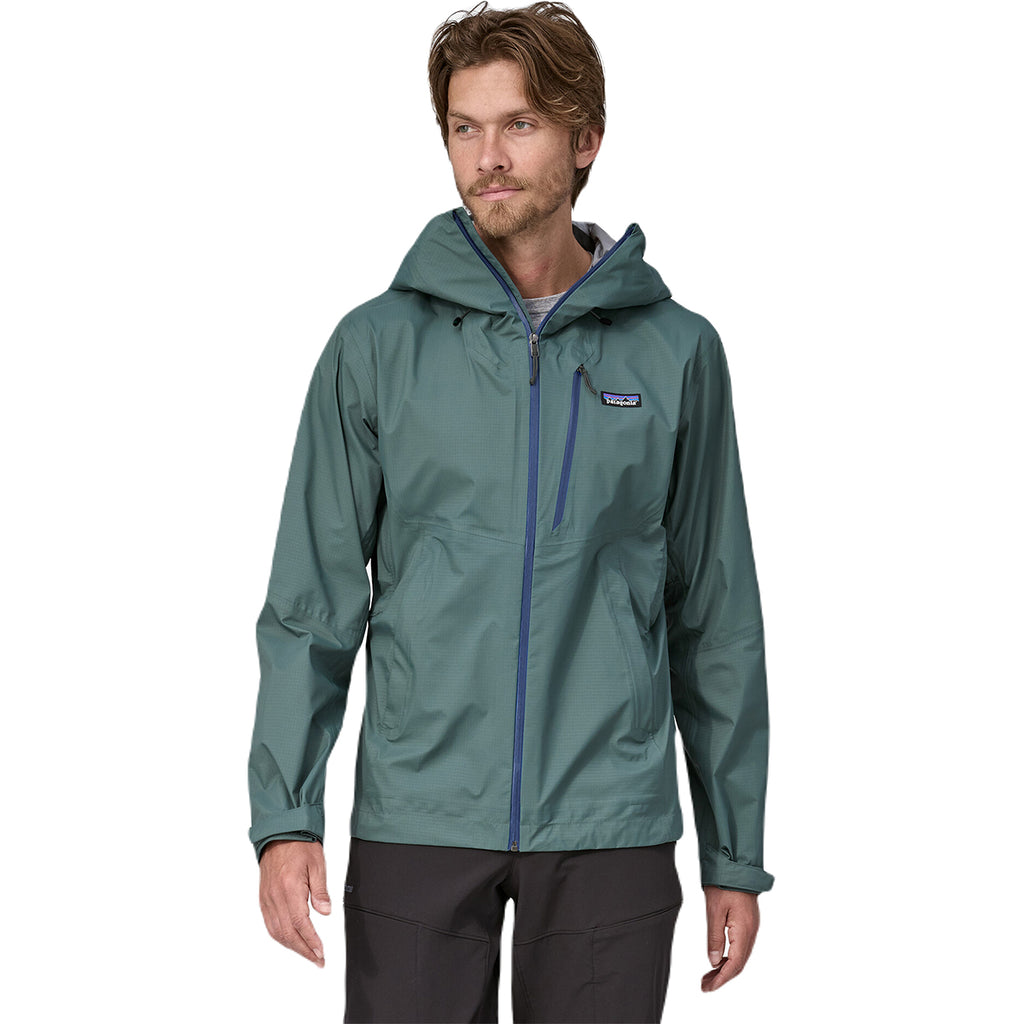 Patagonia Men's Nouveau Green Granite Crest Rain Jacket