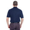 UltraClub Men's Navy Whisper Pique Polo with Pocket