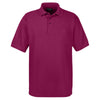 UltraClub Men's Wine Whisper Pique Polo with Pocket