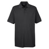 UltraClub Men's Black Basic Pique Polo