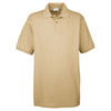 UltraClub Men's Khaki Basic Pique Polo