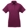 UltraClub Women's Maroon Basic Pique Polo