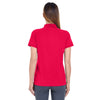 UltraClub Women's Red Basic Pique Polo