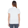 UltraClub Women's White Basic Pique Polo