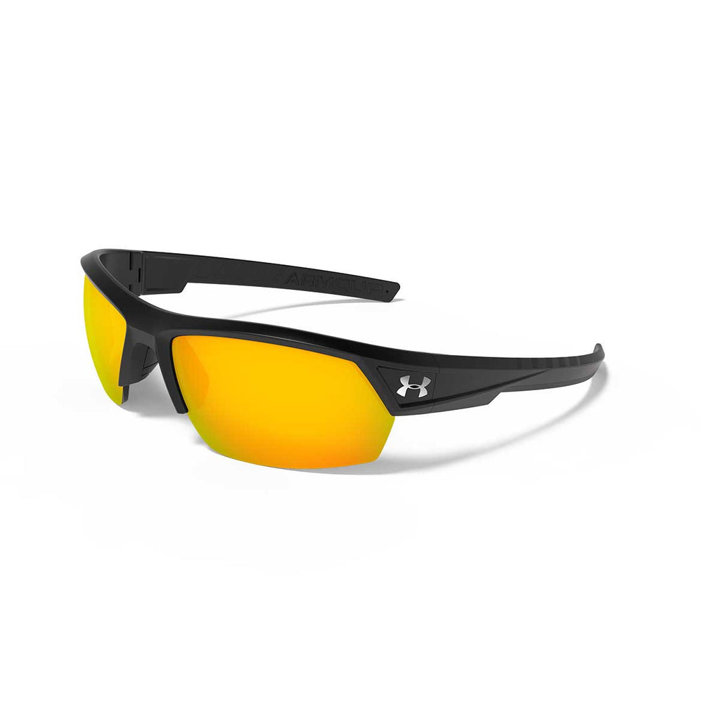 Under Armour Satin Black UA Igniter 2.0 With Orange Mirror Lens