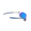 Under Armour Shiny White UA Igniter 2.0 With Blue Mirror Lens