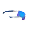 Under Armour Shiny White UA Core 2.0 With Blue Mirror Lens