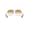 Under Armour Shiny Gold UA Doubledown With Brown Gradient Lens