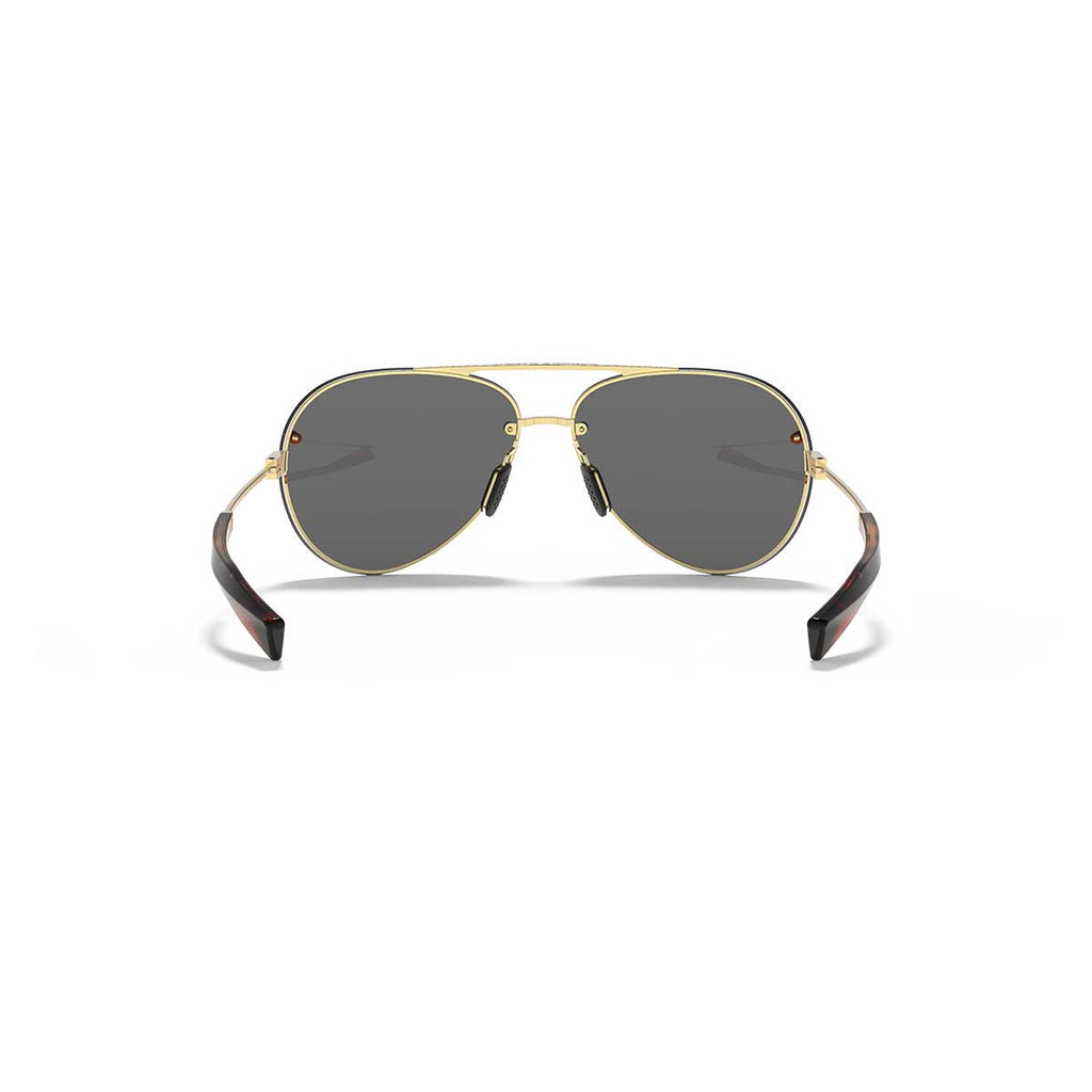 Under Armour Shiny Gold UA Doubledown With Blue Mirror Lens