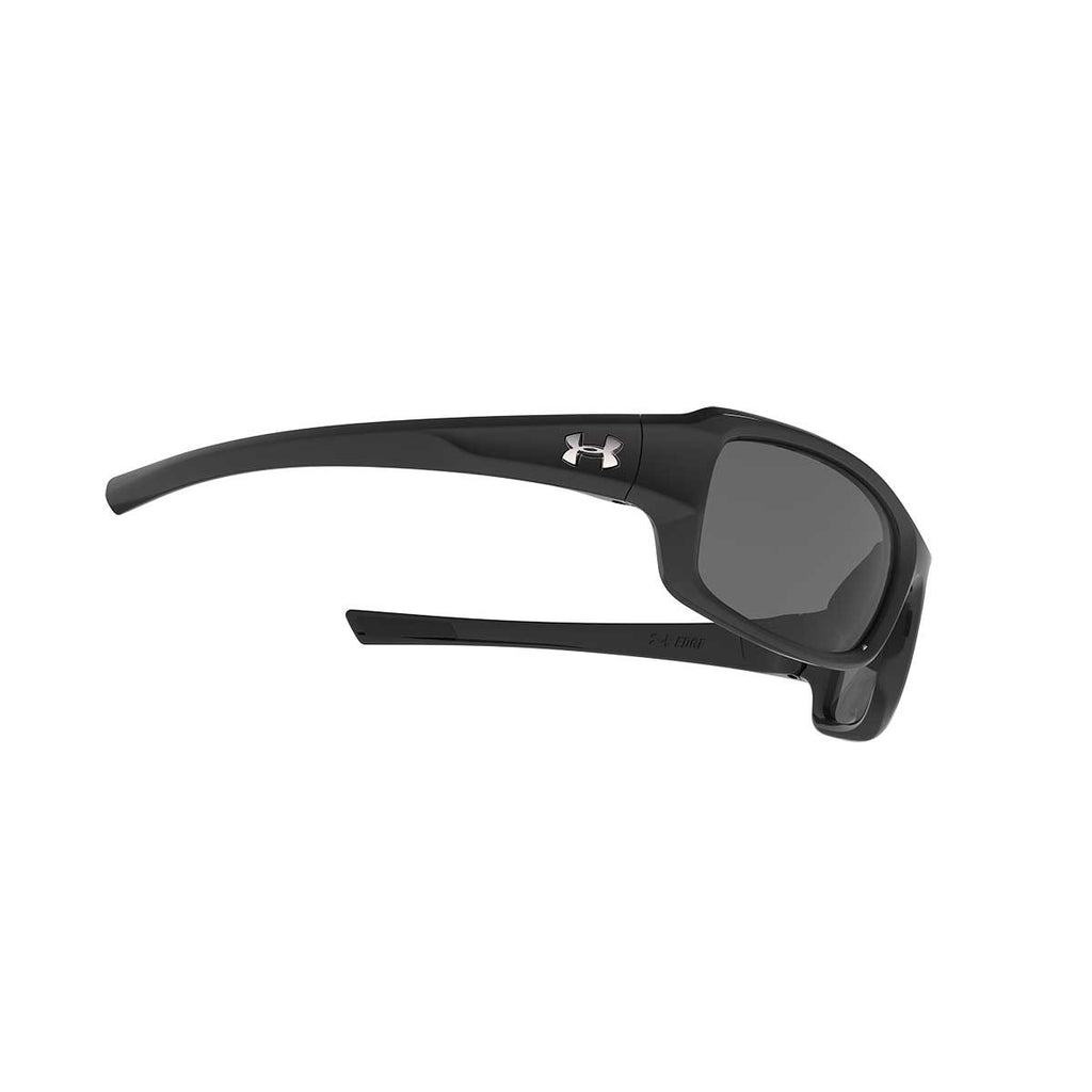 Under Armour Shiny Black UA Edge With Grey Lens