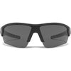 Under Armour Shiny Black UA Rival With Grey Mirror Lens