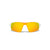 Under Armour Satin White UA Rival With Orange Mirror Lens