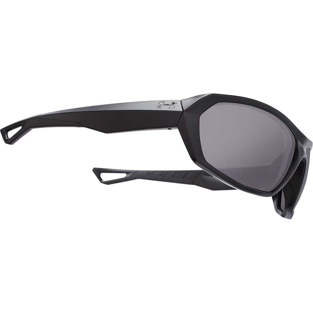 Under Armour Satin Black UA Rage With Grey Lens