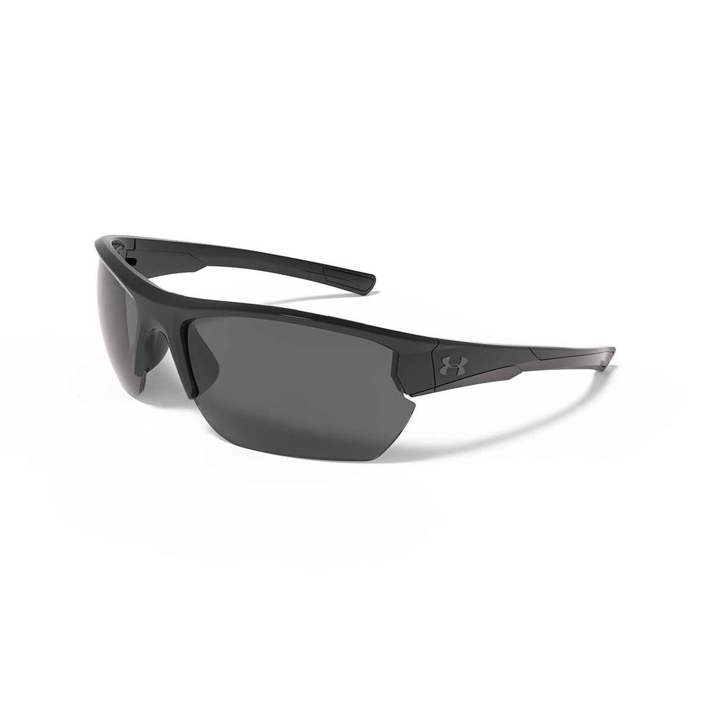 Under Armour Shiny Black UA Propel With Grey Lens