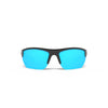 Under Armour Satin Balck UA Propel With Blue Mirror Lens