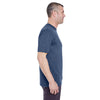 UltraClub Men's Navy Heather Cool & Dry Heathered Performance T-Shirt