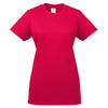 UltraClub Women's Red Cool & Dry Basic Performance T-Shirt