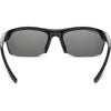 Under Armour Shiny Black UA Zone 2.0 Storm Polarized With Grey Lens