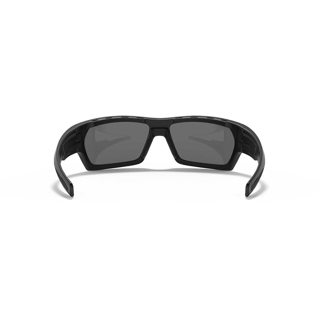 Under Armour Satin Black UA Battlewrap With Grey Lens