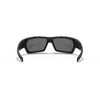 Under Armour Satin Black UA Battlewrap With Grey Lens