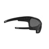 Under Armour Satin Black UA Battlewrap With Grey Lens