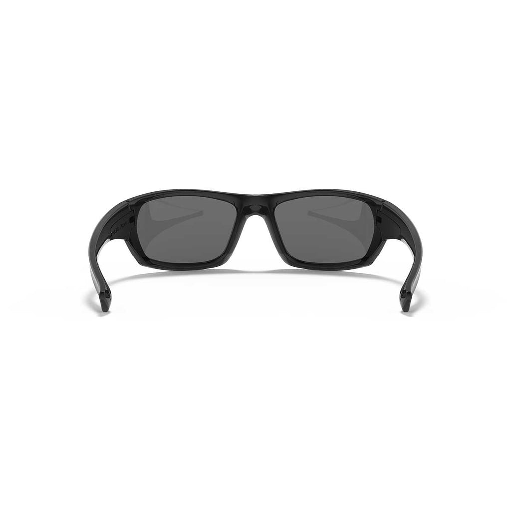 Under Armour Shiny Black UA Powerbrake Storm Polarized With Grey Lens