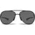 Under Armour Satin Black UA Doubledown Storm Polarized With Grey Lens