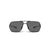 Under Armour Satin Black UA Hi-Roll Storm Polarized With Grey Lens