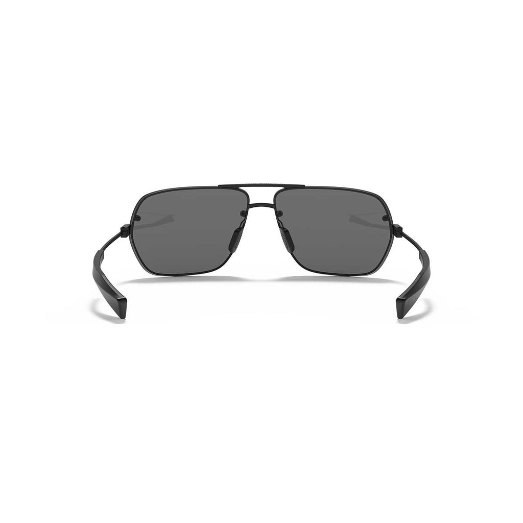 Under Armour Satin Black UA Hi-Roll Storm Polarized With Grey Lens