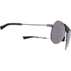 Under Armour Satin Gunmetal UA Getaway Storm Polarized With Grey Lens