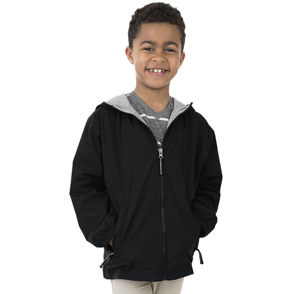 Charles River Youth Black Portsmouth Jacket