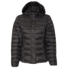 Weatherproof Women's Black 32 Degrees Hooded Packable Down Jacket