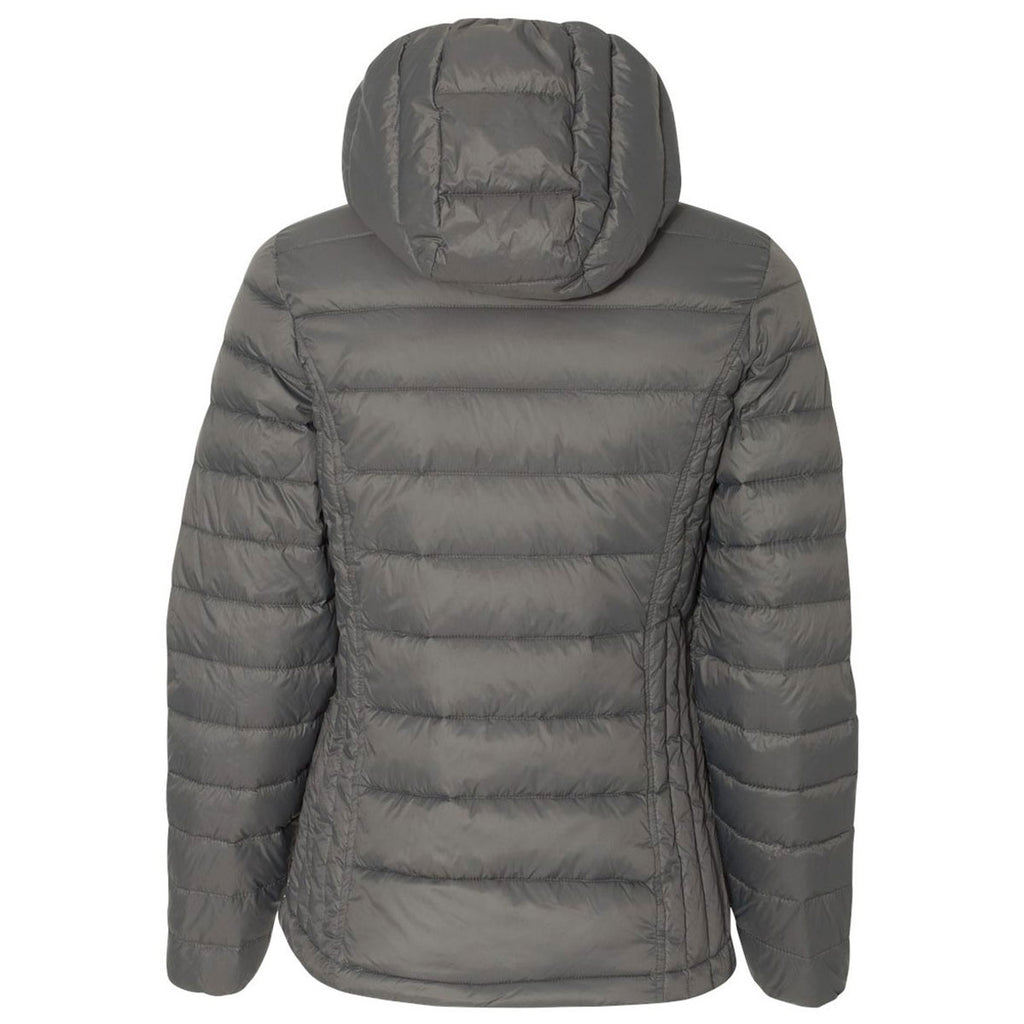 Weatherproof Women's Dark Pewter 32 Degrees Hooded Packable Down Jacket