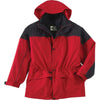 North End Men's Molten Red 3-in-1 Two-Tone Parka