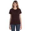 Gildan Women's Chocolate Lightweight T-Shirt