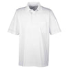 Core 365 Men's White Origin Performance Pique Polo with Pocket