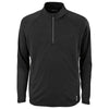 North End Men's Black Radar Half-Zip Performance Long-Sleeve Top