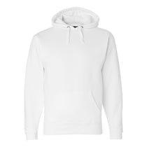 J. America Men's White Premium Hooded Sweatshirt