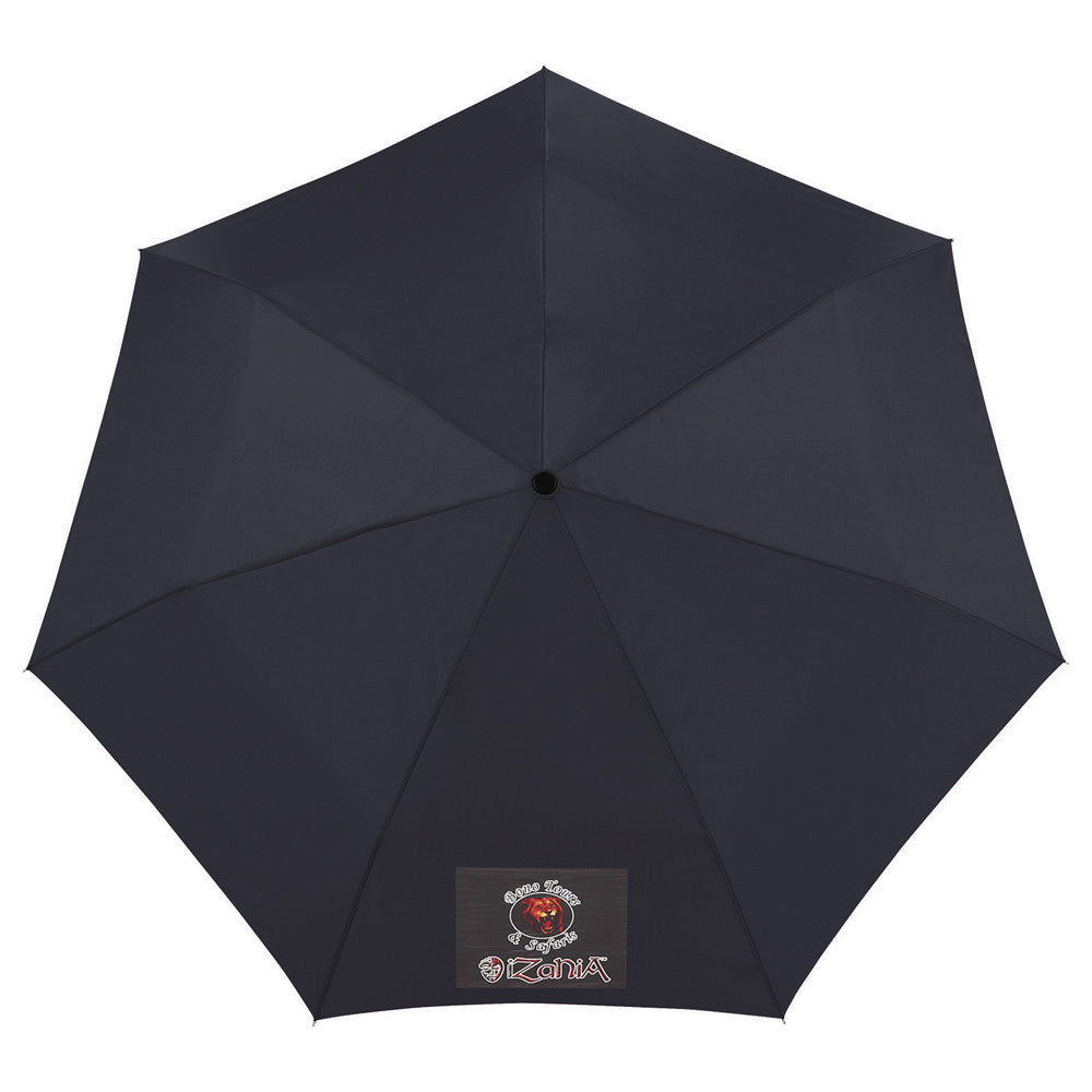 Totes Navy 44" 3 Section Auto Open/Close Umbrella