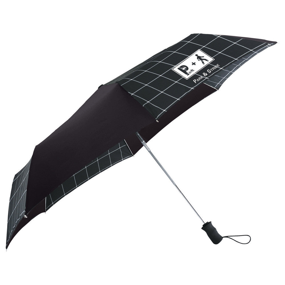 Totes Black 42" 3 Section Auto Open Umbrella