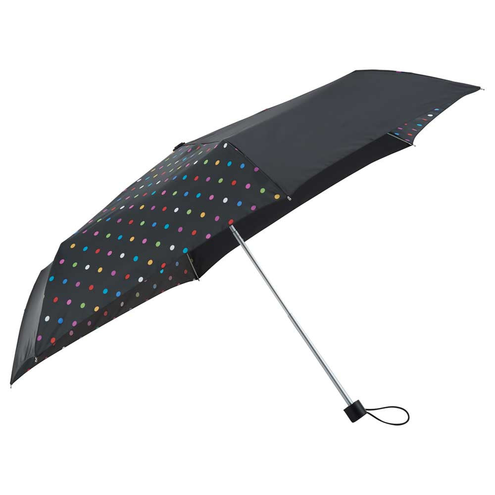 Totes Black/White 39" Folding Mini Umbrella