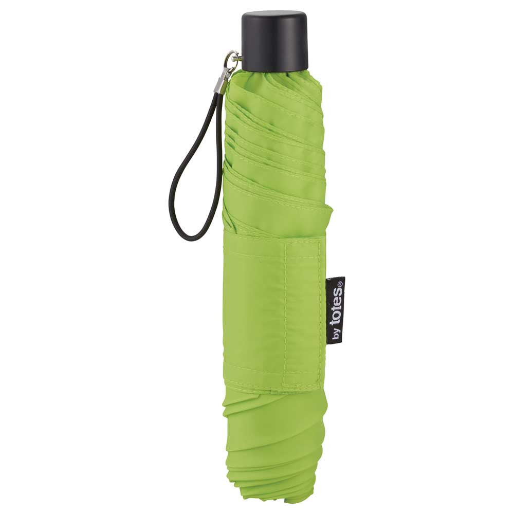 Totes Neon Green 39" Folding Mini Umbrella